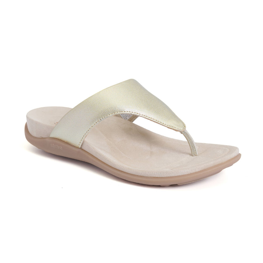 Strive Antibes Gold Sandals