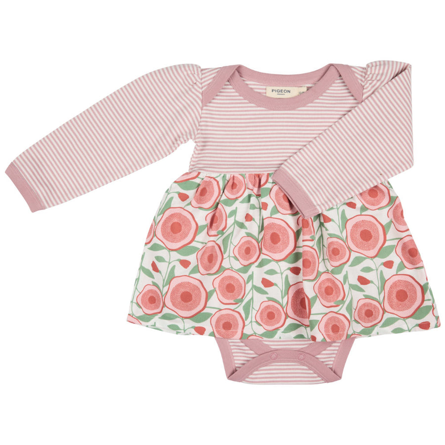 Pigeon Organics Baby Dress, Large Floral