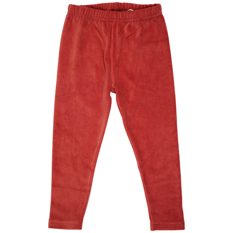 Pigeon Organics Velour Leggings, Orange
