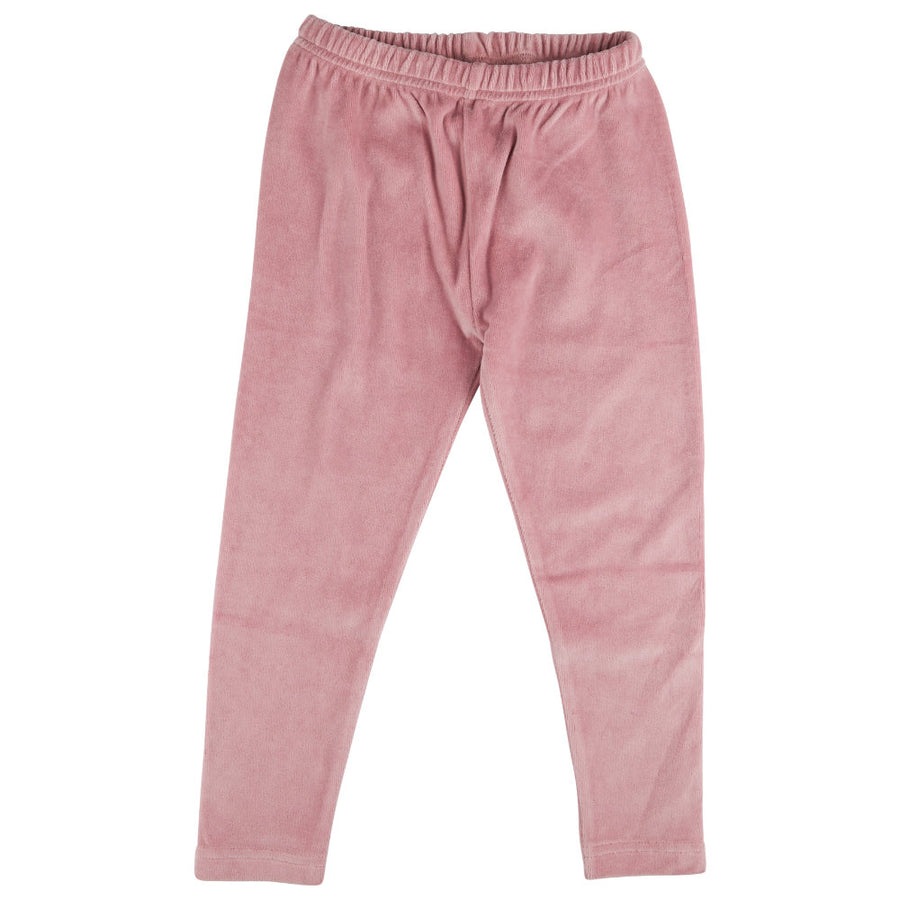 Pigeon Organics Velour Leggings, Pink