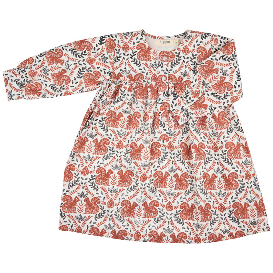 Pigeon Organics Yoke Dress, Squirrel