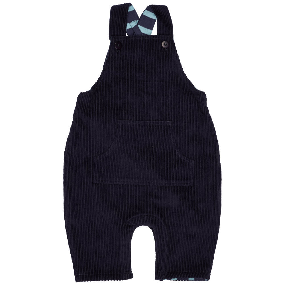 Pigeon Organics Baby Dungarees - Navy
