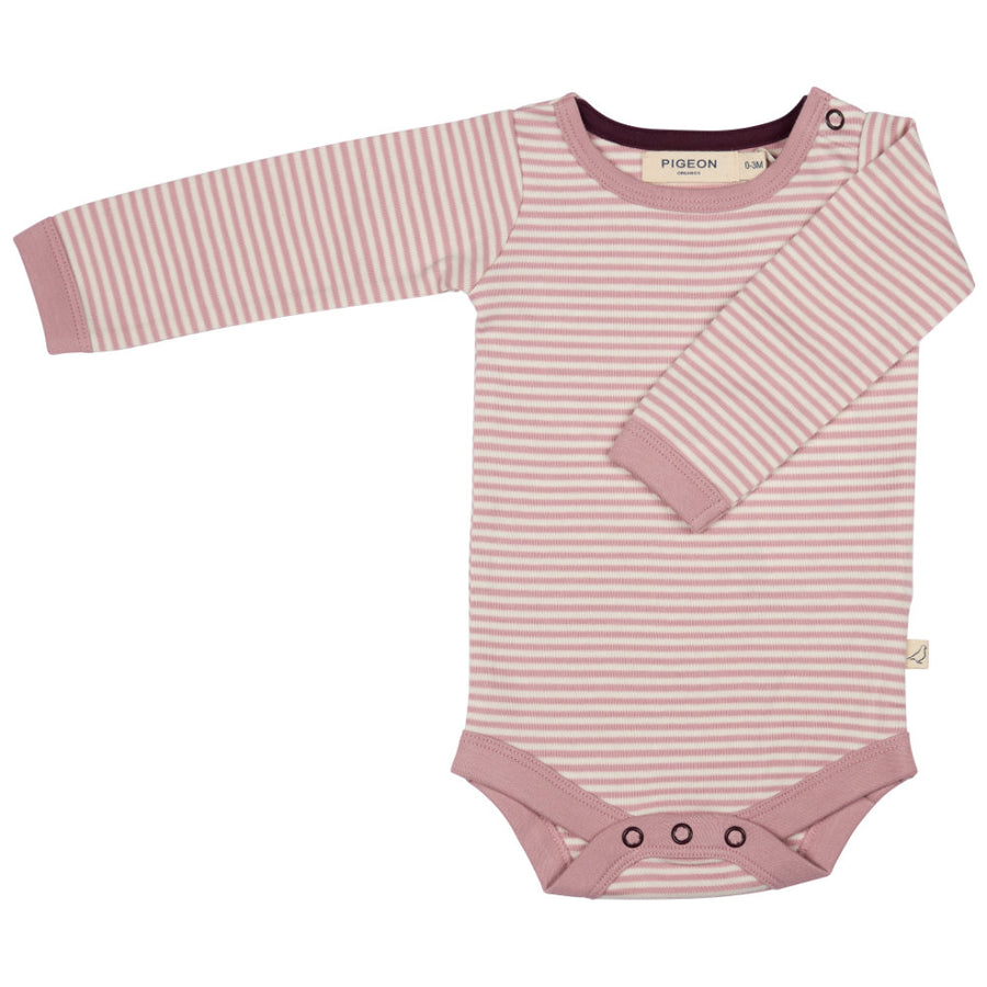 Pigeon Organics Body (Fine Stripe) - Pink
