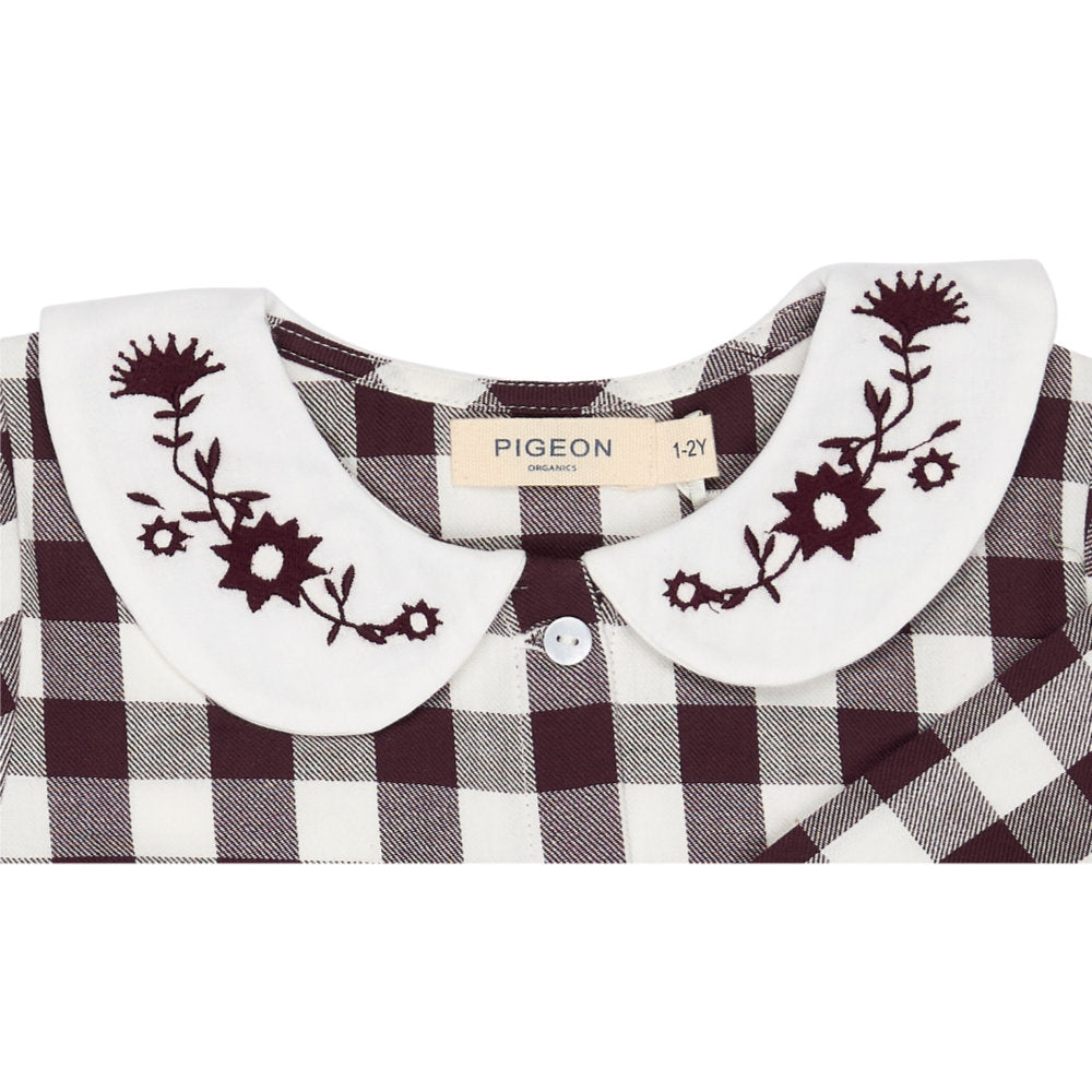 Pigeon Organics Gingham Top - Fig