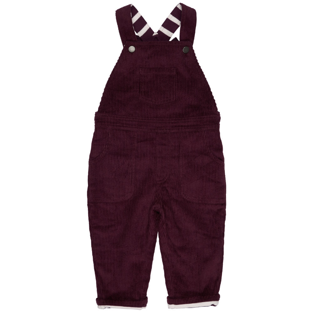 Pigeon Organics Lined Dungarees - Fig