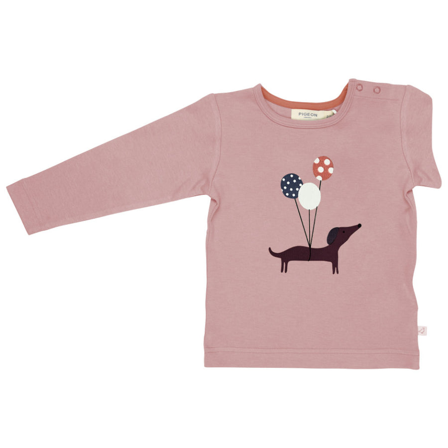 Pigeon Organics T-Shirt (Single Print) - Pink