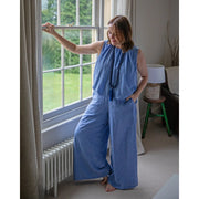 Chalk Adele Trouser - Sky Blue