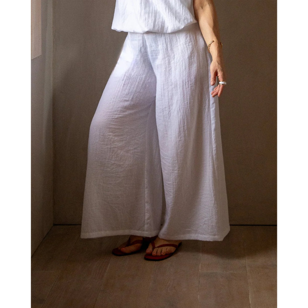 Chalk Adele Trouser - White