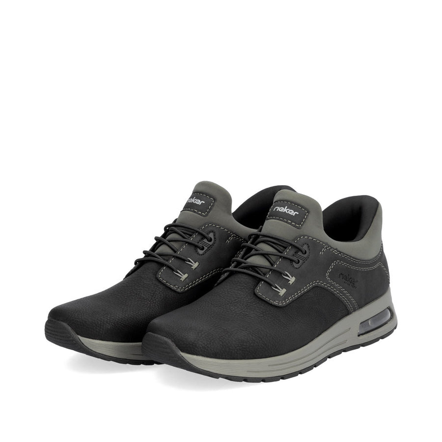 Rieker B1051-00 Mens Black Slip-in Shoes