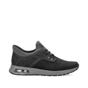 Rieker B1051-00 Mens Black Slip-in Shoes