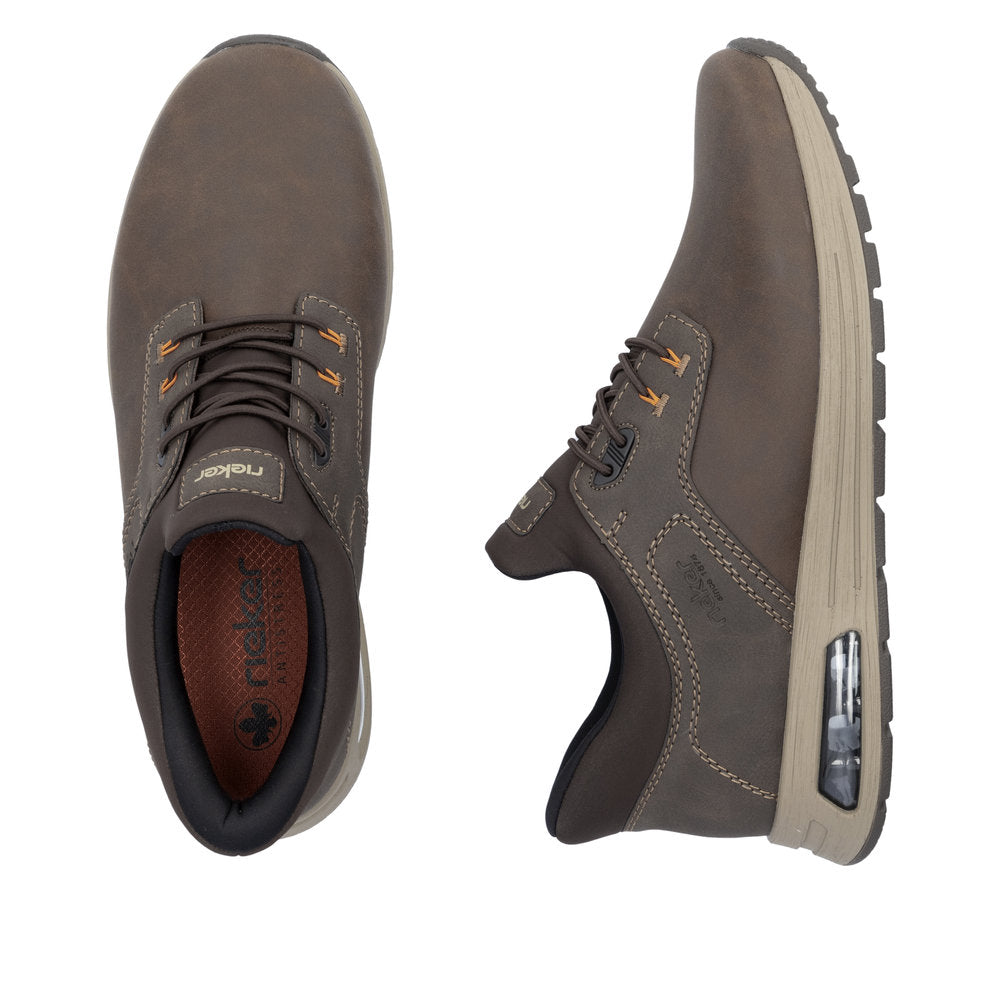 Rieker B1051-25 Mens Brown Slip-in Shoes