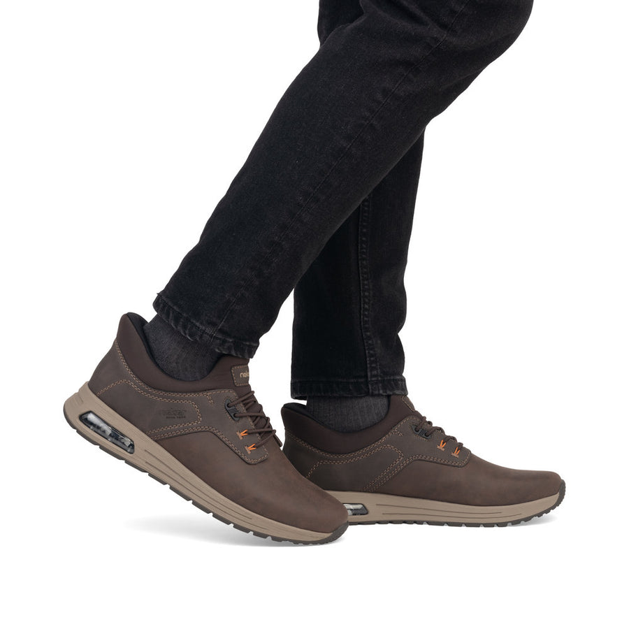 Rieker B1051-25 Mens Brown Slip-in Shoes