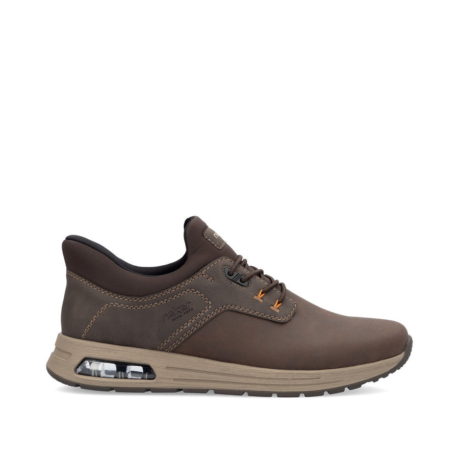 Rieker B1051-25 Mens Brown Slip-in Shoes