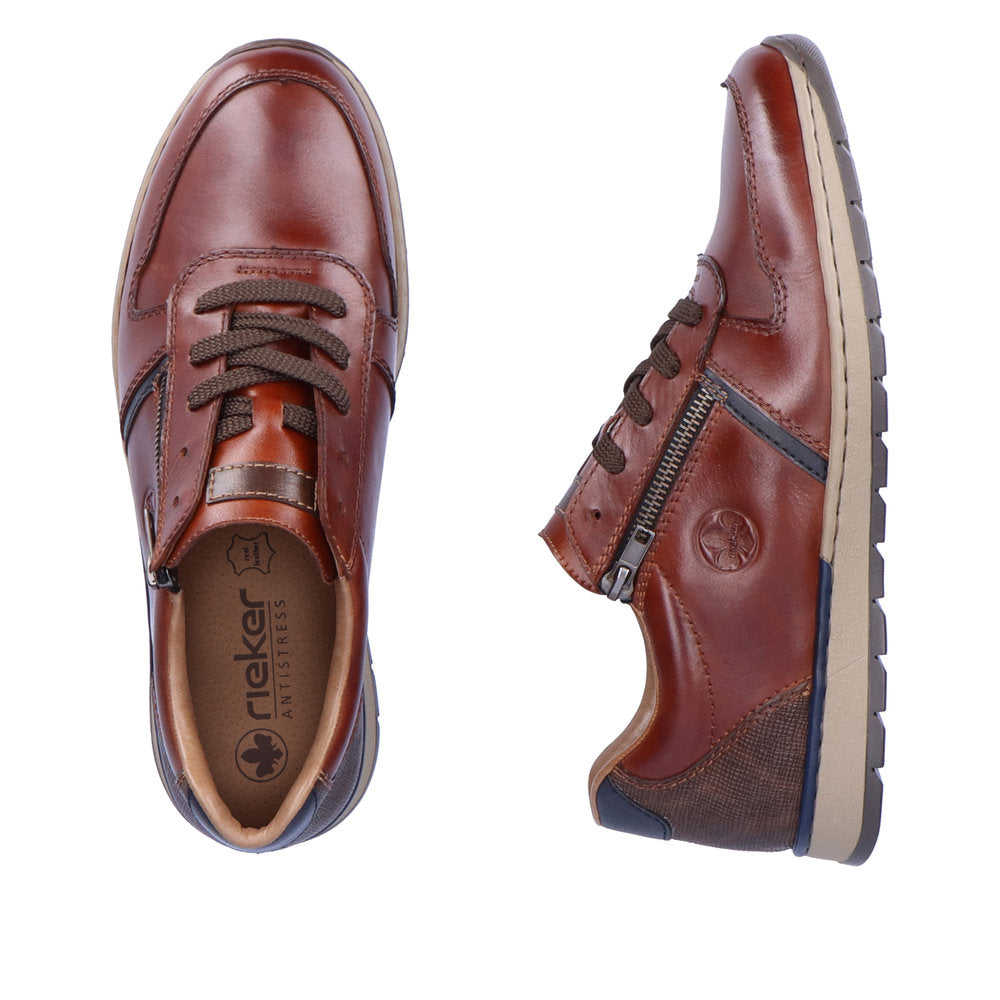 Rieker B2112-25 Mens Brown Shoes