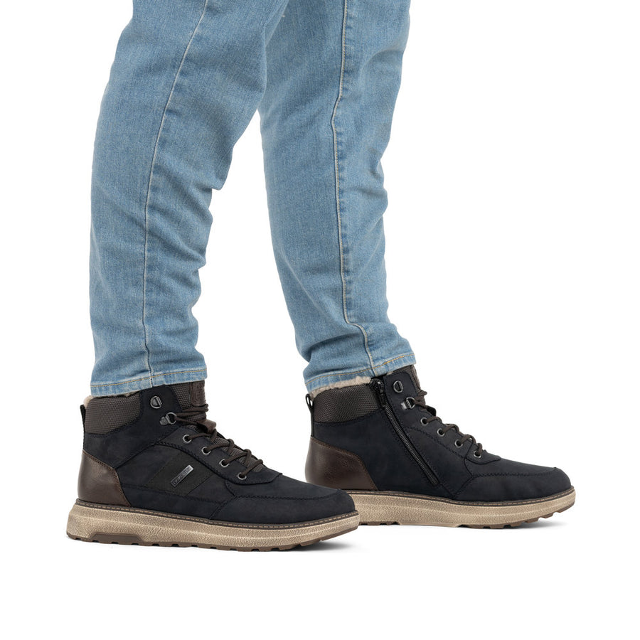 Rieker B5546-14 Stan Navy Water Resistant Boots