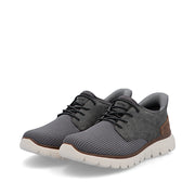 Rieker B6658-42 Mens Grey Slip-in Shoes