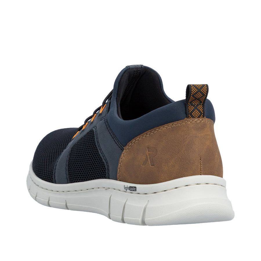 Rieker B7796-14 Navy Slip-in Textile Trainers