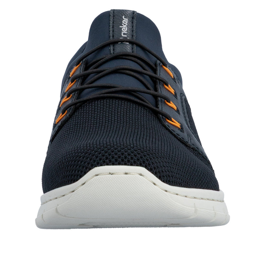 Rieker B7796-14 Navy Slip-in Textile Trainers
