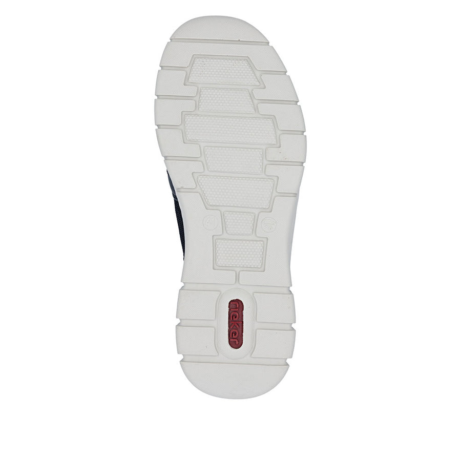 Rieker B7796-14 Navy Slip-in Textile Trainers