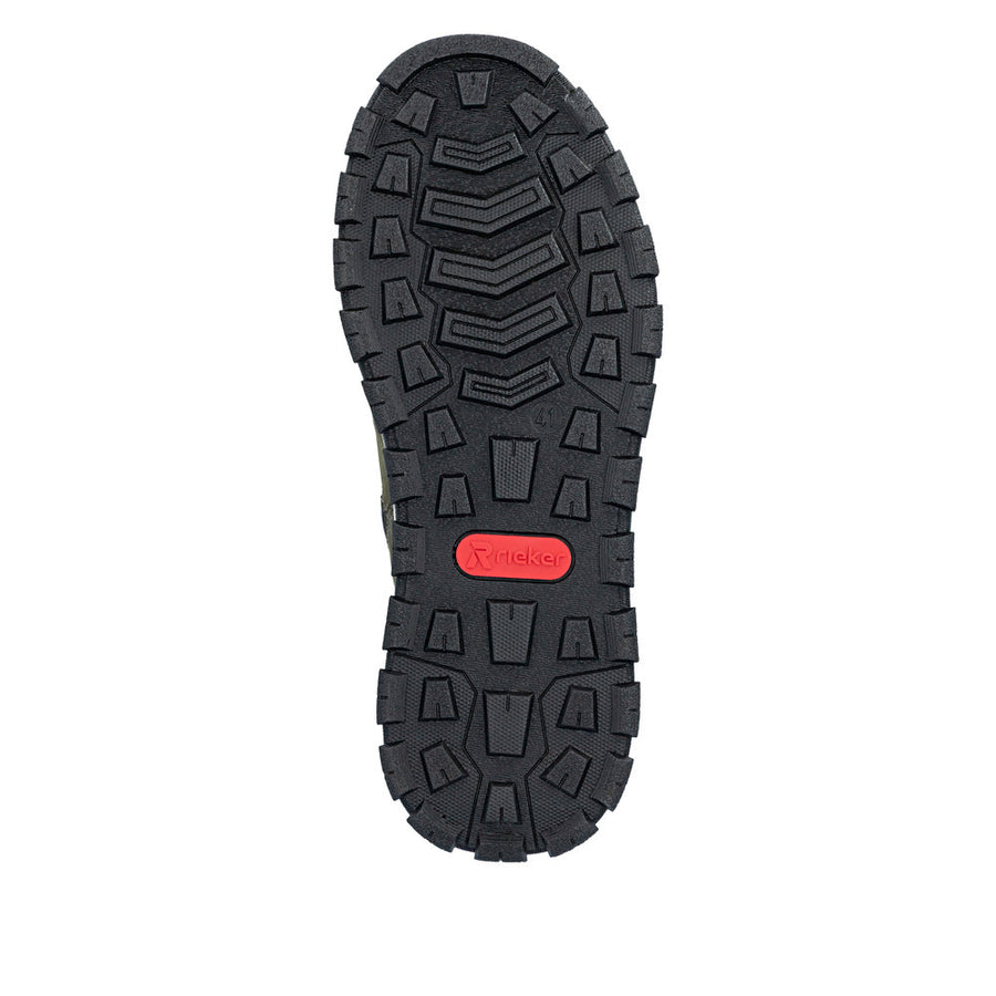 Rieker B8124-54 Stanley Green/Black Water resistant Boots