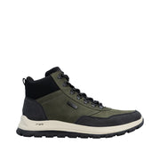 Rieker B8124-54 Stanley Green/Black Water resistant Boots