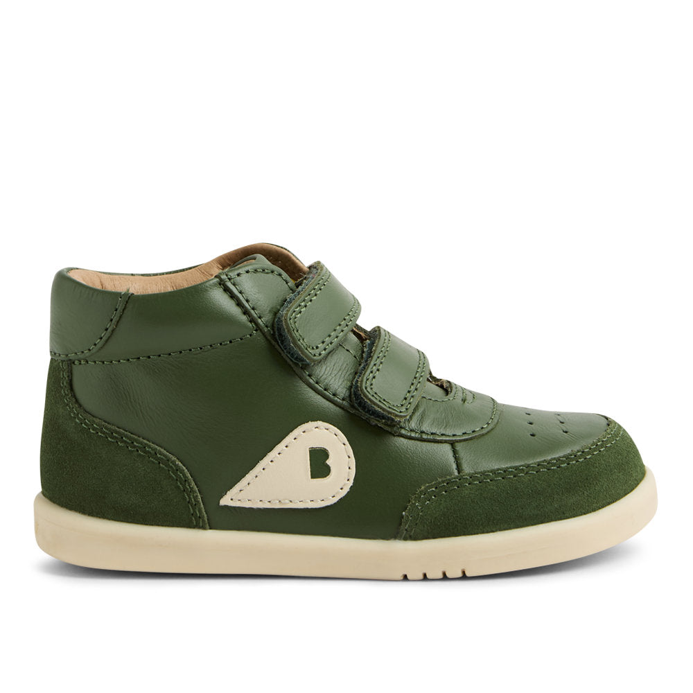 Bobux Champ High I-Walk Bronze Green Leather Boots