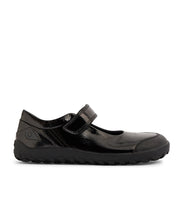 Bobux Hula Kid Plus Black Patent BAREFOOT School Shoes