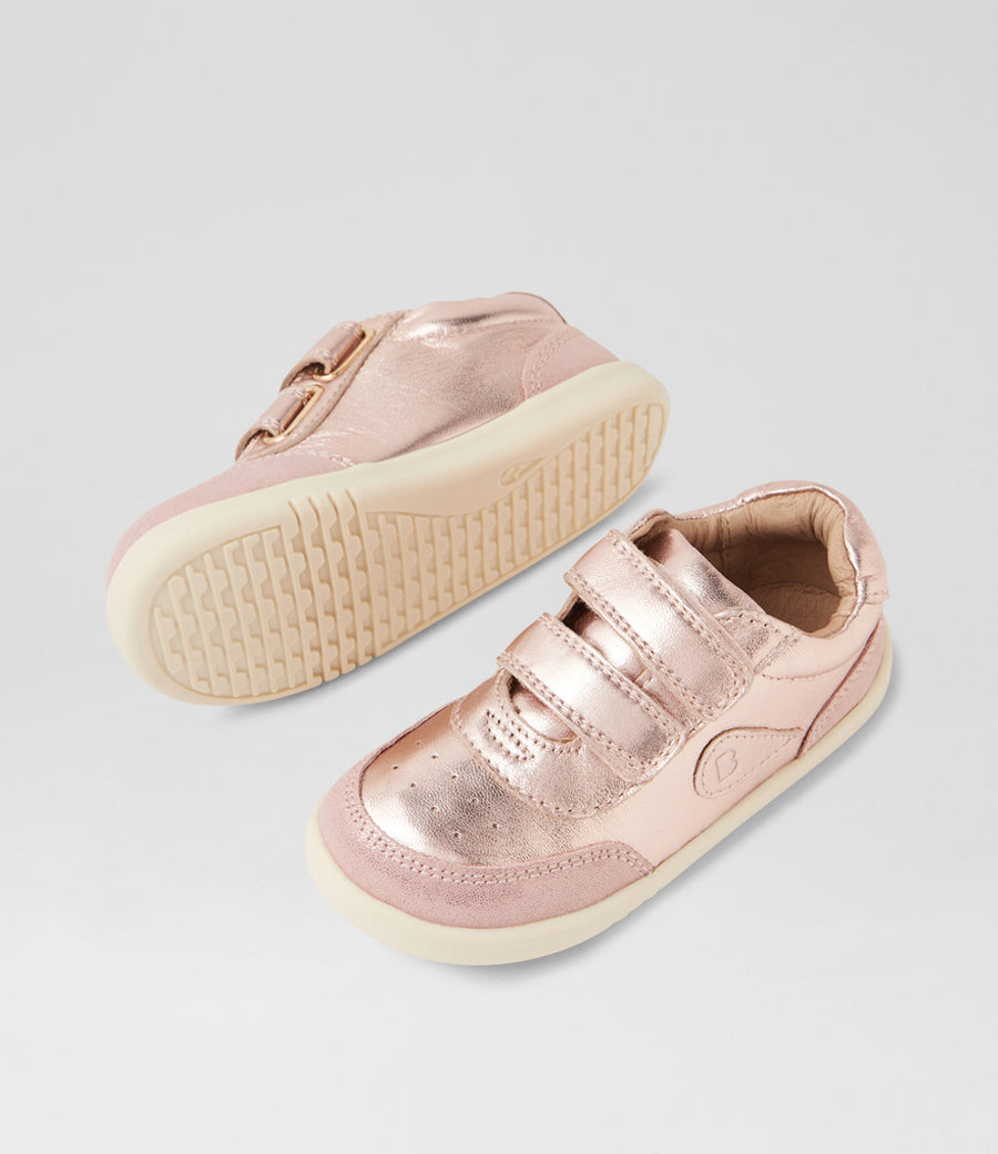 Bobux Champ I-Walk Rose Gold Sneakers