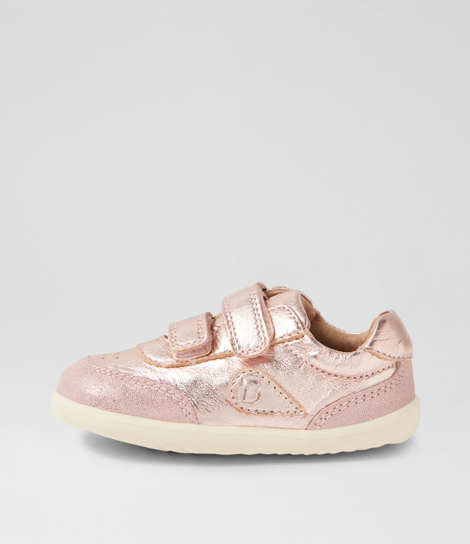 Bobux Champ Step Up Rose Gold Sneakers