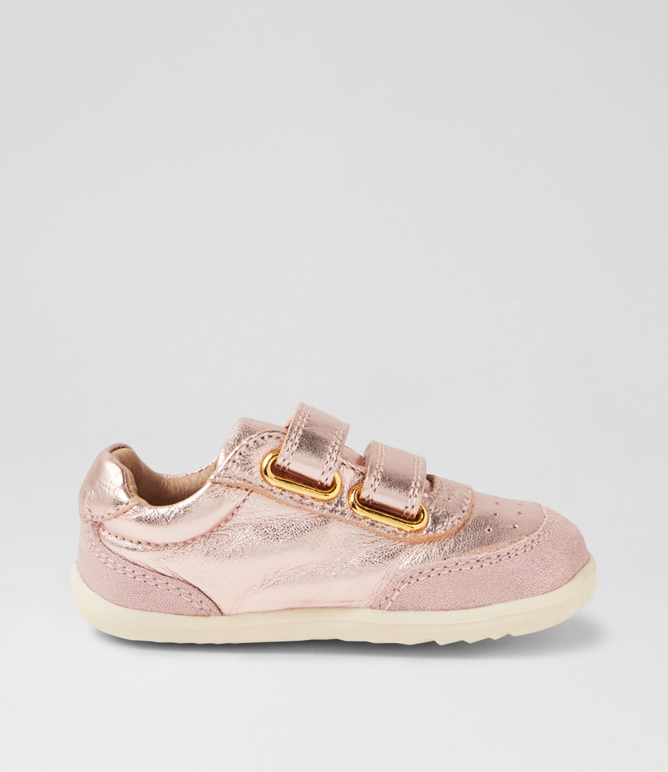 Bobux Champ Step Up Rose Gold Sneakers