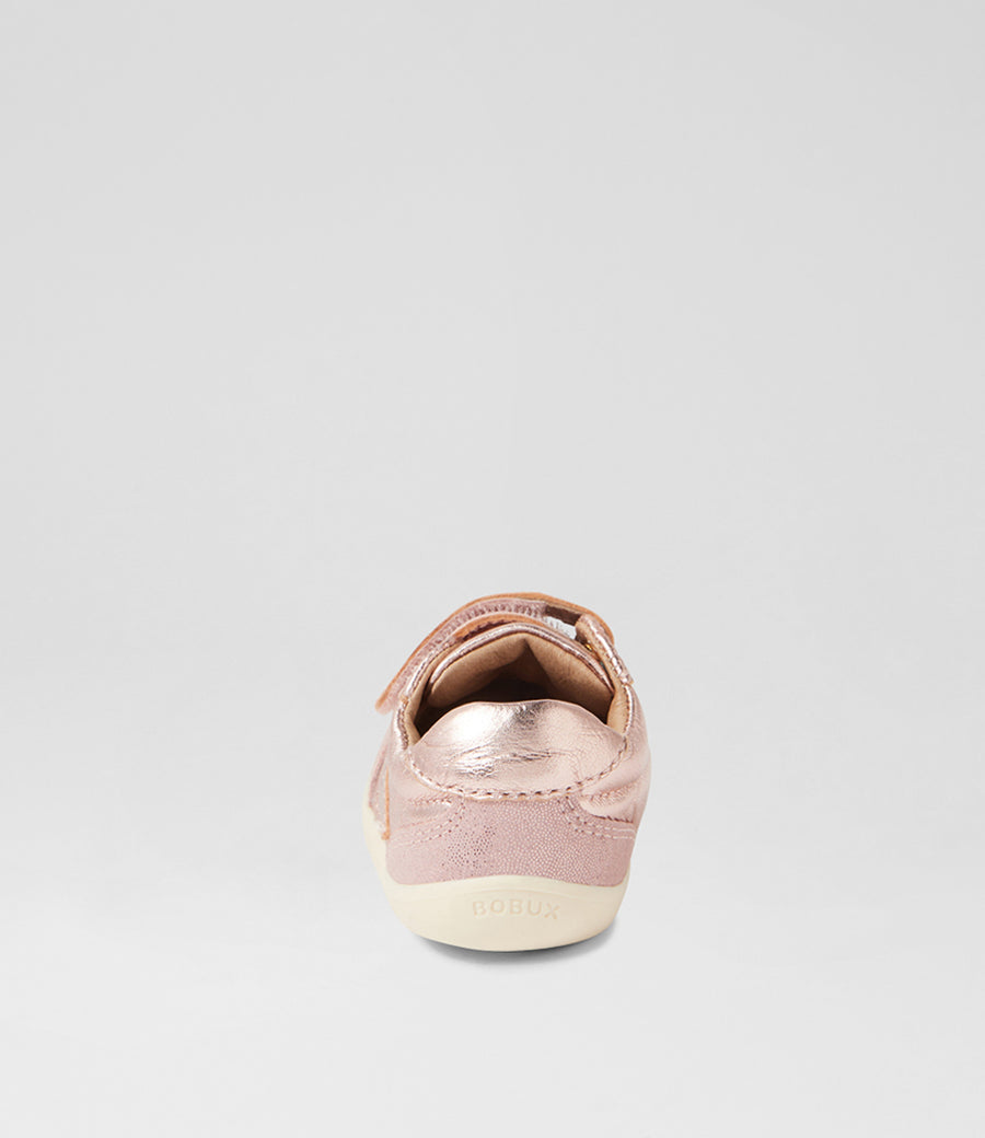 Bobux Champ Step Up Rose Gold Sneakers