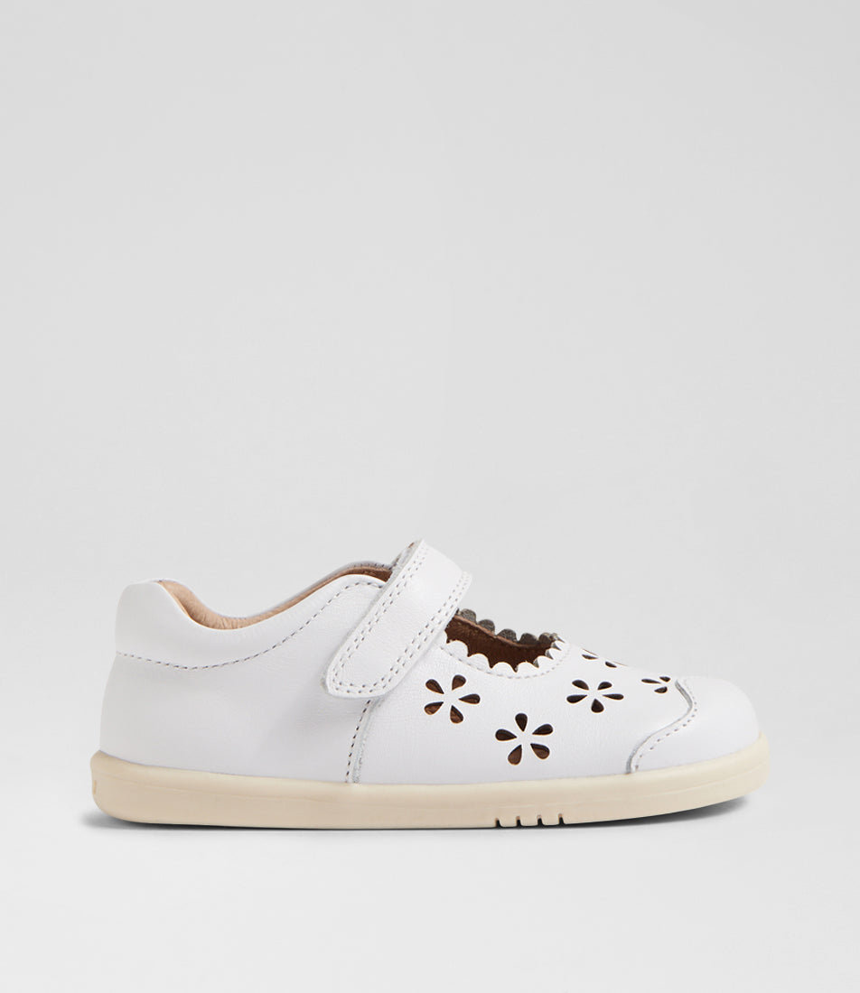 Bobux Heather Step Up White Shoes