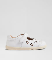 Bobux Heather Step Up White Shoes