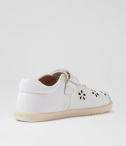 Bobux Heather Step Up White Shoes