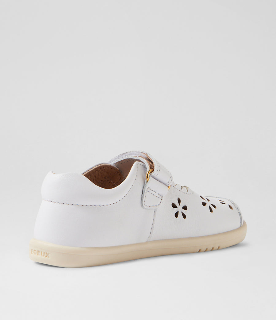 Bobux Heather Step Up White Shoes
