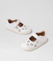 Bobux Heather Step Up White Shoes
