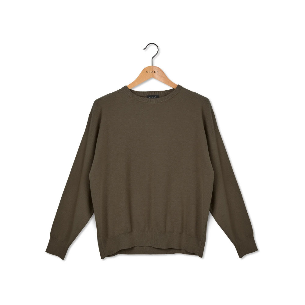 Chalk Ben Jumper Army Green
