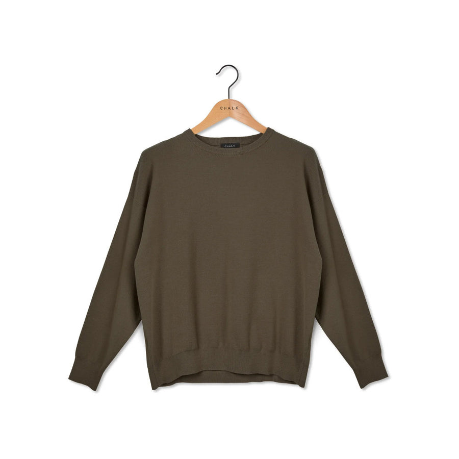 Chalk Ben Jumper Army Green