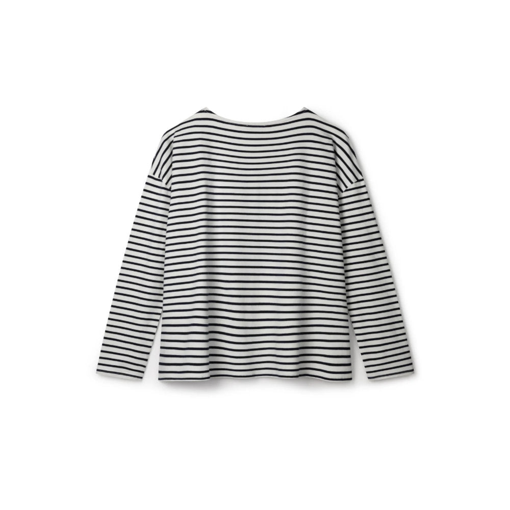 Chalk Bryony Stripe Top Navy/Cream