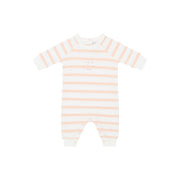 Bob and Blossom Pink “love you to the moon and back” Striped All in One SS604