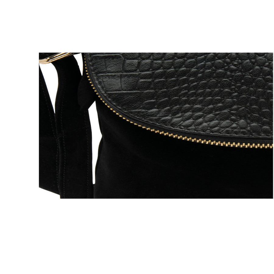 Lotus Chantelle Black/Croc Bag