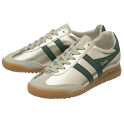 Gola Torpedo Glimmer Gold/Evergreen Womens Trainers