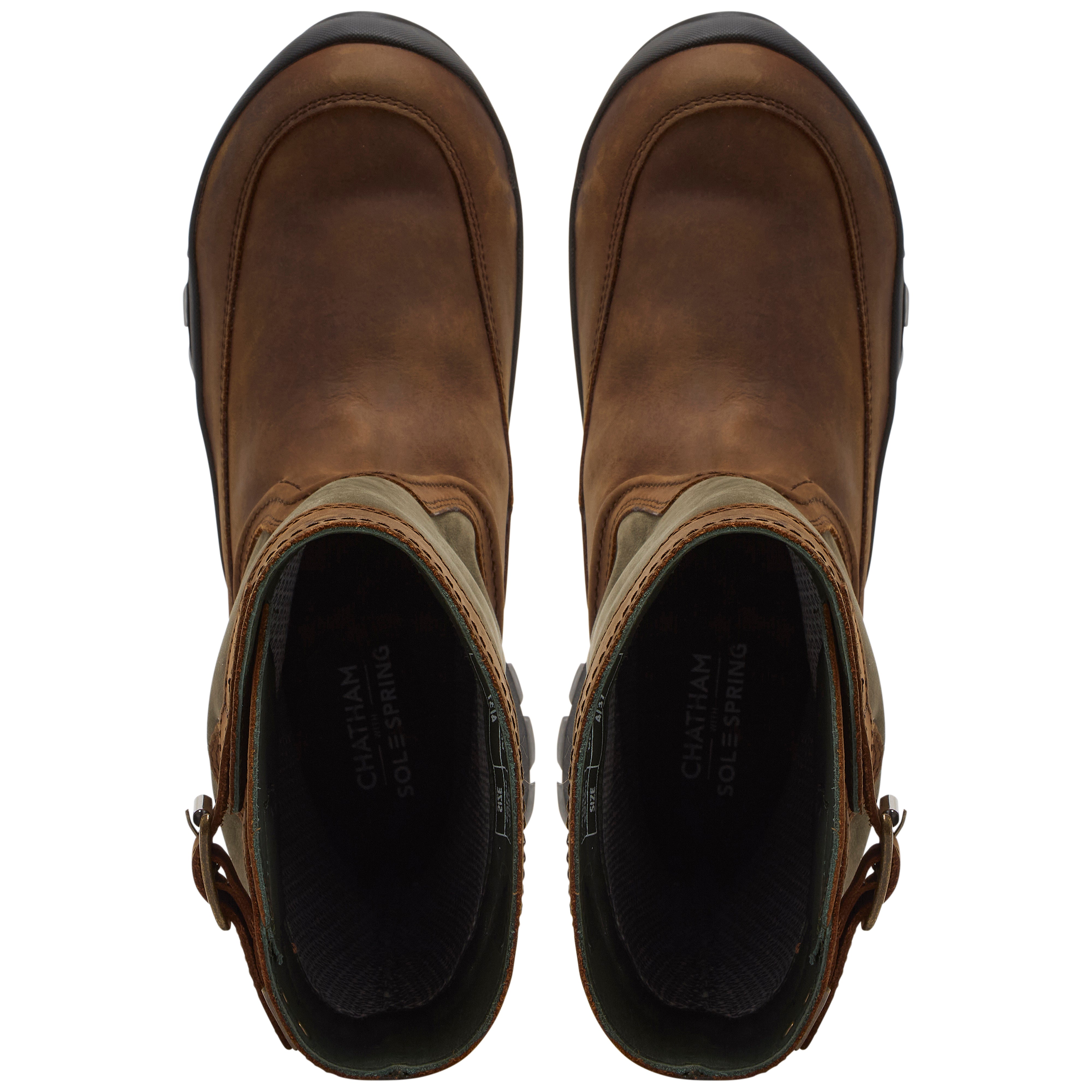 Chatham Windsor Dark Brown/Green Boots