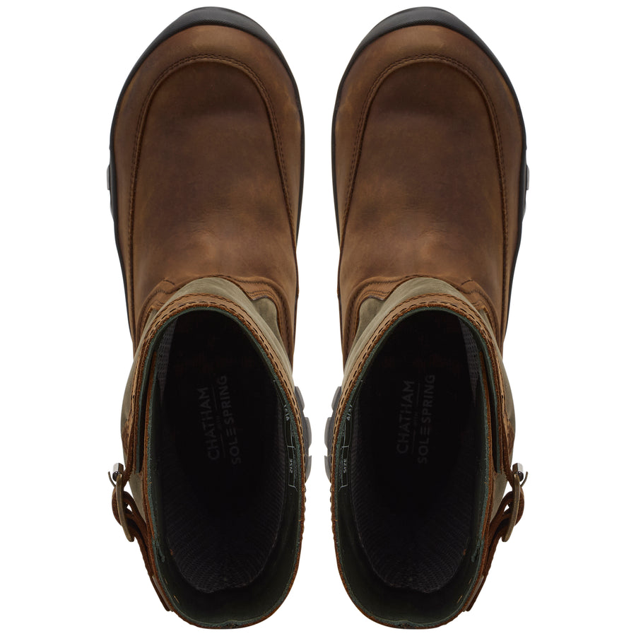 Chatham Windsor Dark Brown/Green Boots
