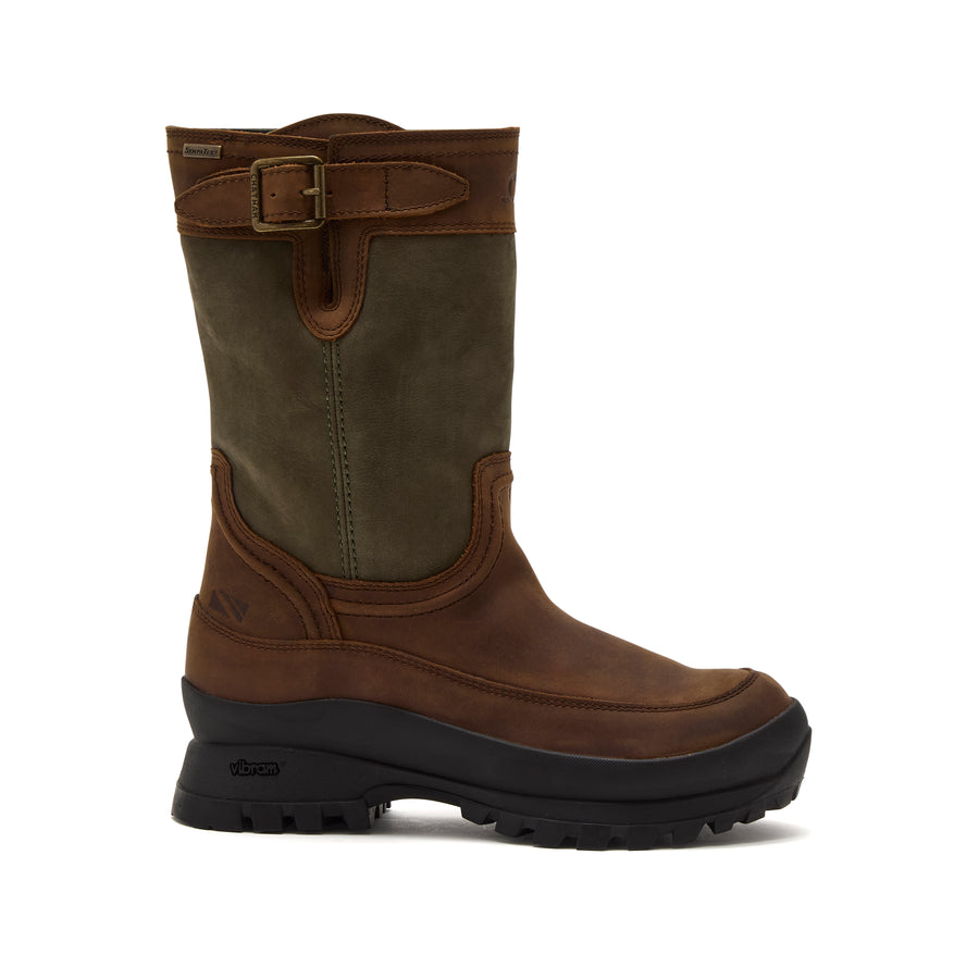 Chatham Windsor Dark Brown/Green Boots