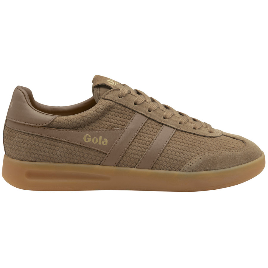 Gola Cyclone Marque Tobacco/Gum Mens Trainers