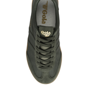Gola Cyclone Marque Dark Khaki/Gum Mens Trainers