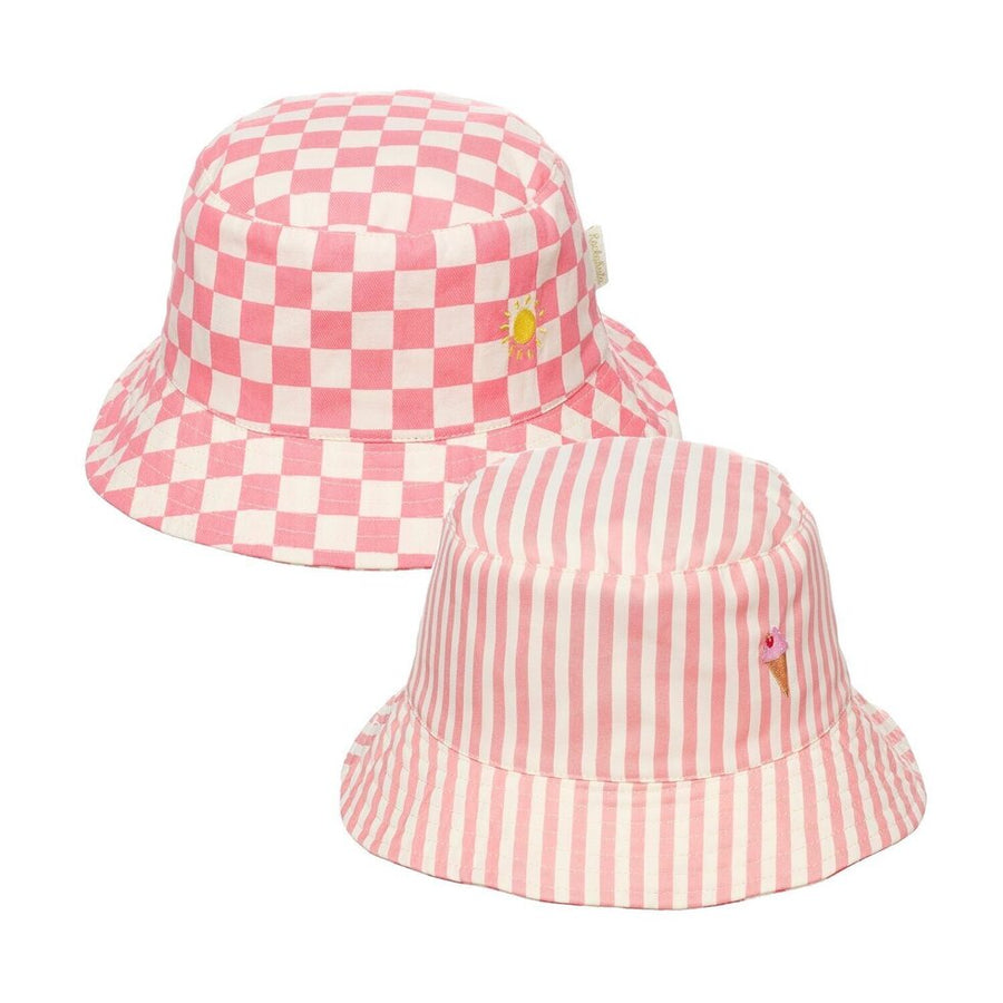 Rockahula Candy Stripe Reversible Bucket Hat 7-10 Years - T2571C-2
