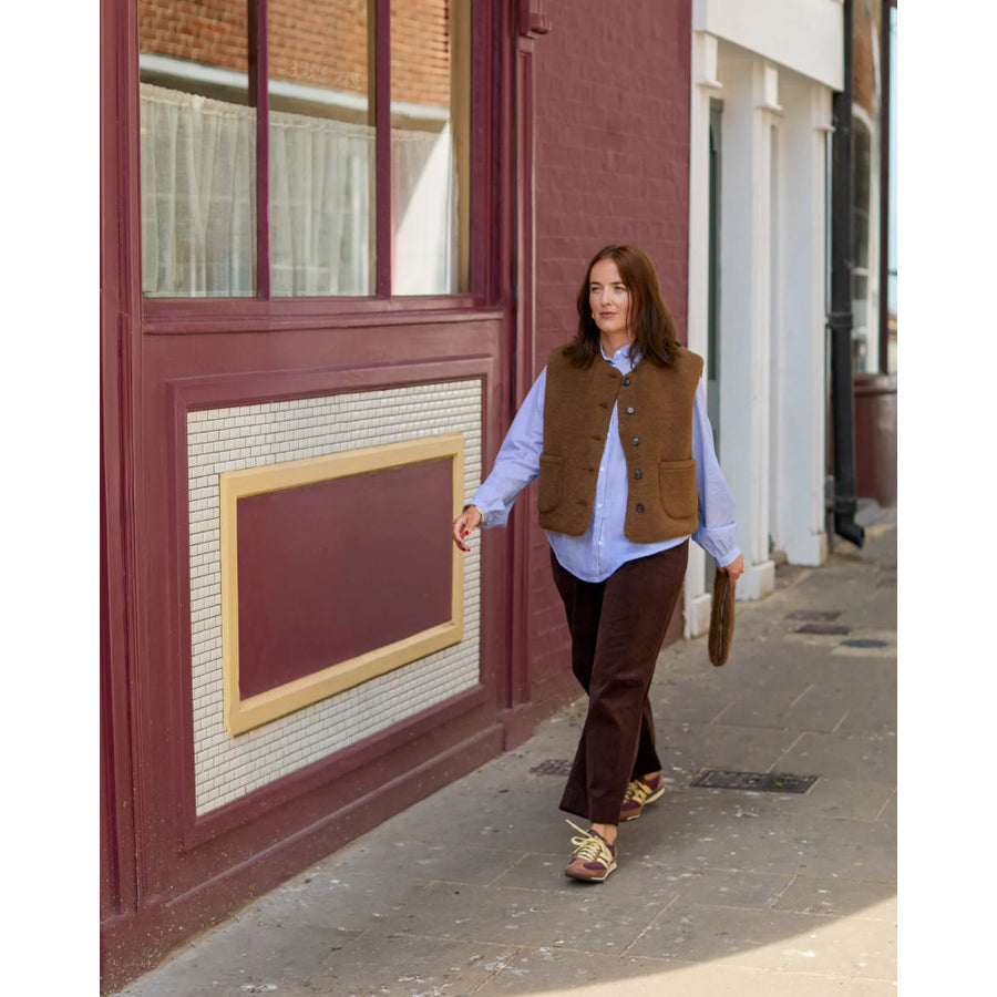 Chalk Demi Gilet - Tobacco