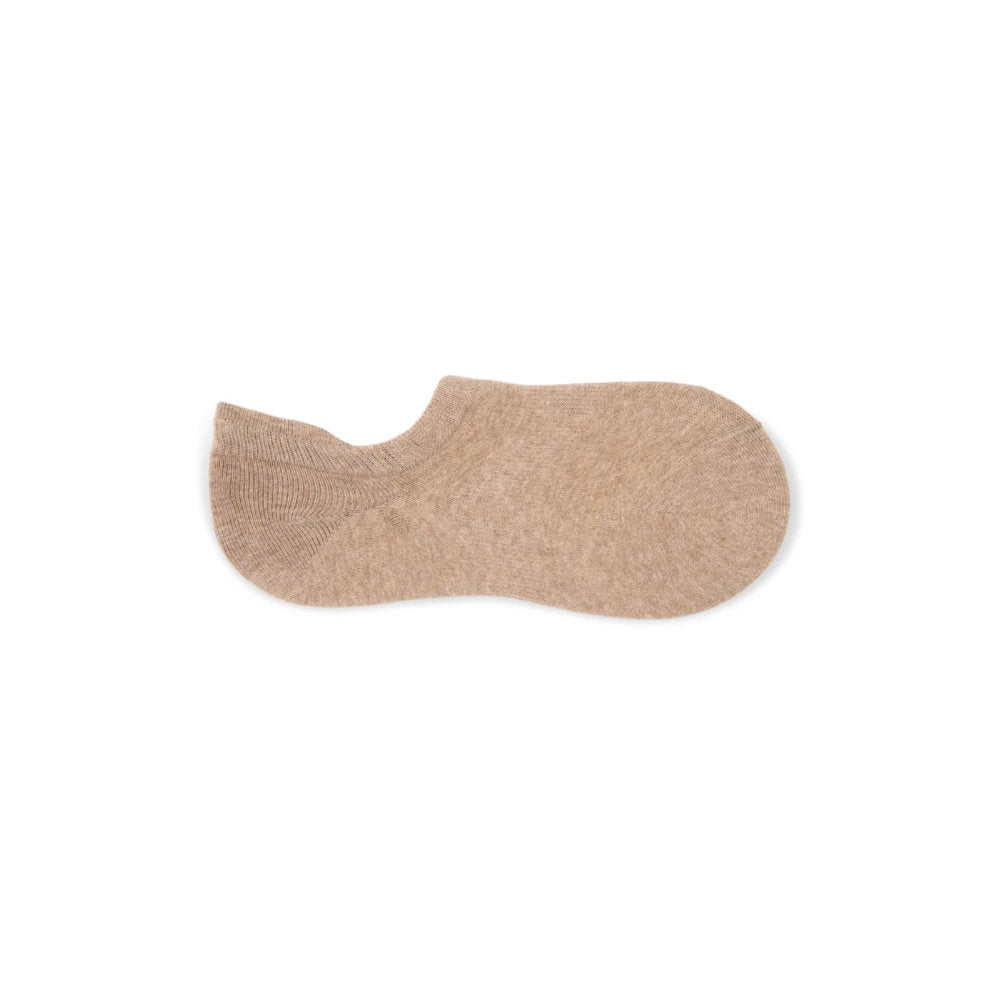 Chalk Cotton No Show Sock - Biscuit